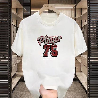 T-shirt américain à manches courtes à motifs