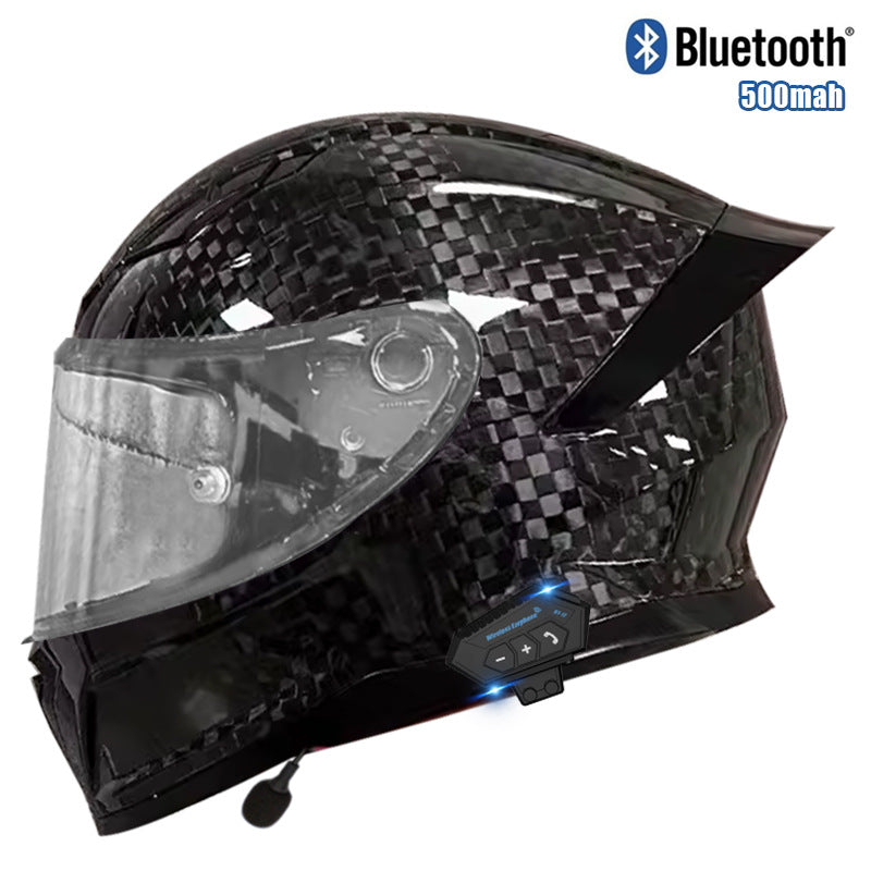 Casque en fibre de carbone avec certification 3C Dot Bluetooth