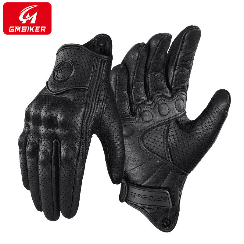 GM Bikers, gants en vrai mouton, quatre saisons, coupe-vent, protection respirante contre les chutes