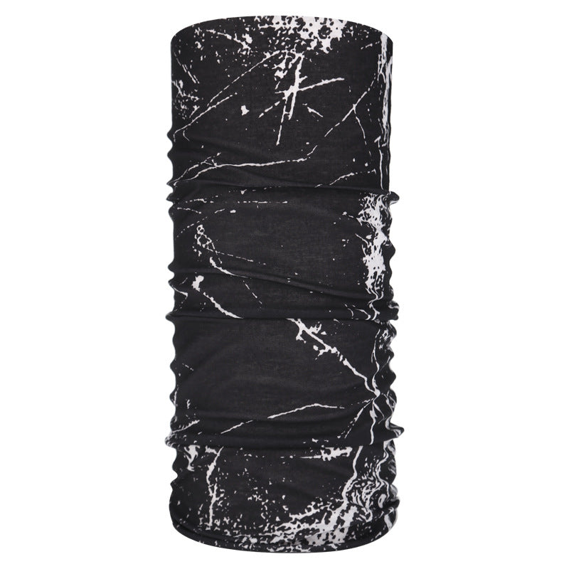 Masque de cyclisme foulard col chaud accessoire de Halloween crâne versatile foulard visage foulard magique