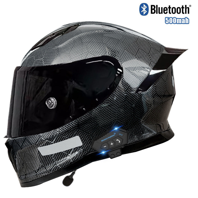 Casque en fibre de carbone avec certification 3C Dot Bluetooth