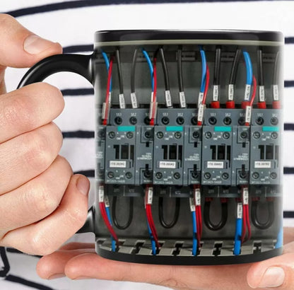 Tasse de café en céramique moteur mécanique, Par lot de 2