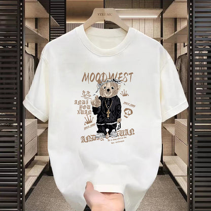 T-shirt américain à manches courtes à motifs