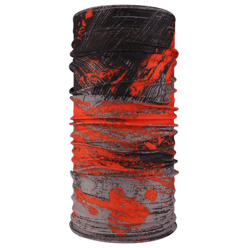 Masque de cyclisme foulard col chaud accessoire de Halloween crâne versatile foulard visage foulard magique