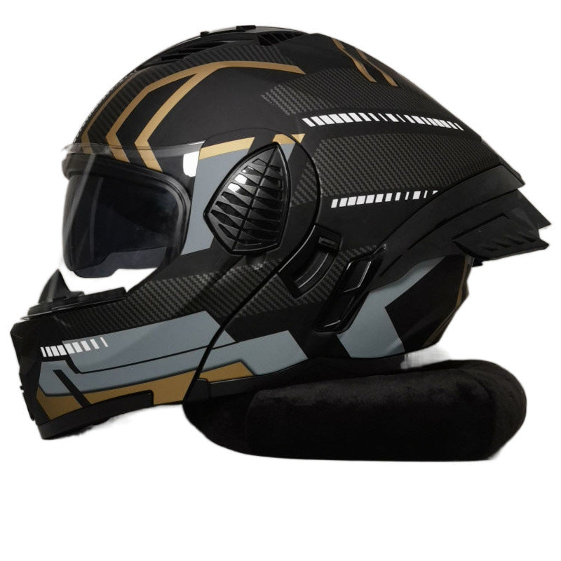 NBTK casque de moto double lentille 3C