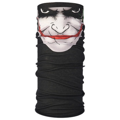 Masque de cyclisme foulard col chaud accessoire de Halloween crâne versatile foulard visage foulard magique