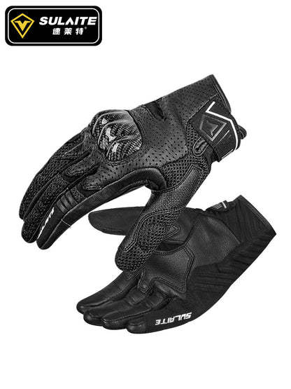 Gants de cyclisme Solite G3 Printemps et été Tissu  Protecteur de poignet en PVC transpirable Gants d'écran tactile conducteur