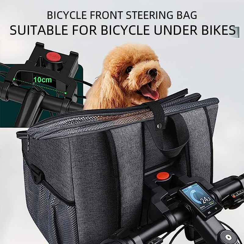 Sac de voiture à dégagement rapide pour animaux de compagnie, sac pour chat, sac à dos, sac spatial, fournitures pour animaux de compagnie, sac de vélo pliable portable