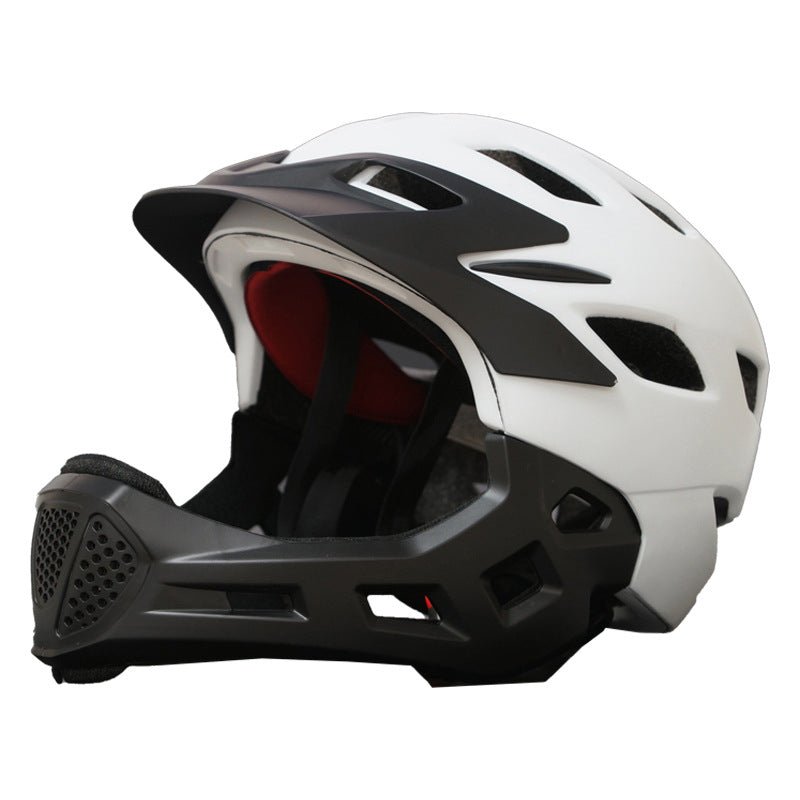 casque pour enfants moulage intégré  casque complet extérieur respirant