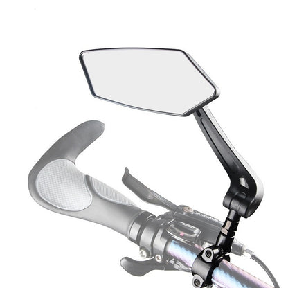 rétroviseur de vélo, rotation à 360 degrés, réflecteur de batterie de moto, miroir en verre haute définition.