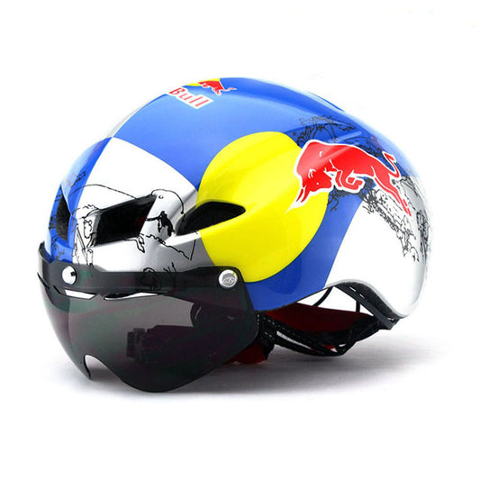 Casque de sécurité garantie d'authenticité Aero TT route VTT coupe-vent lentilles magnétiques