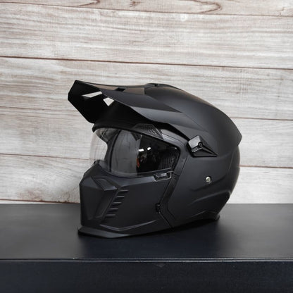 Casque combiné Street Fighter Casque de moto Casque rétro pour hommes et femmes  3C Certifié