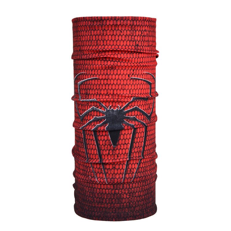 Masque de cyclisme foulard col chaud accessoire de Halloween crâne versatile foulard visage foulard magique