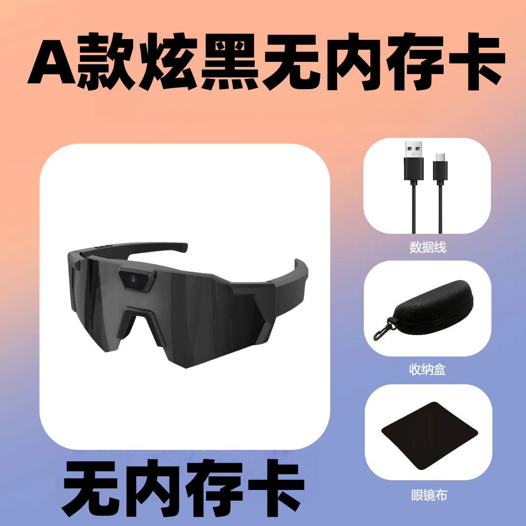 Lunettes de soleil, appareil photo, enregistrement sportif, appareil photo, enregistreur intelligent pour le cyclisme en plein air