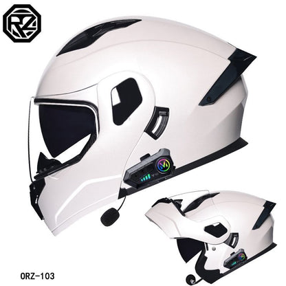 Casque certifié 3C, casque Bluetooth complet pour hommes et femmes, quatre saisons, grand aileron arrière. Contactez notre service achat tplmshop pour choisir la visière.