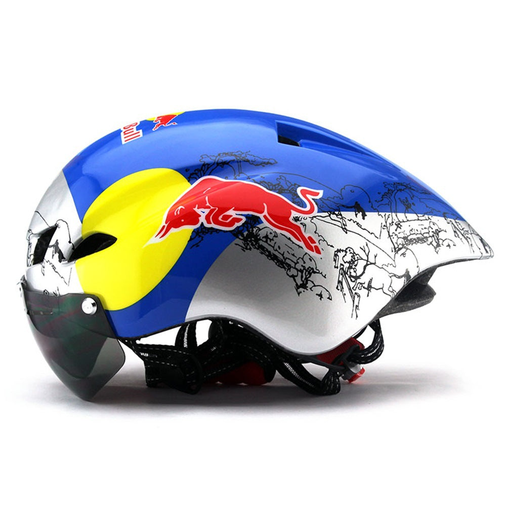Casque de sécurité garantie d'authenticité Aero TT route VTT coupe-vent lentilles magnétiques