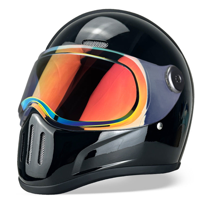 Casque WTCX de moto en fibre de carbone en PRF, casque complet, pour hommes et femmes