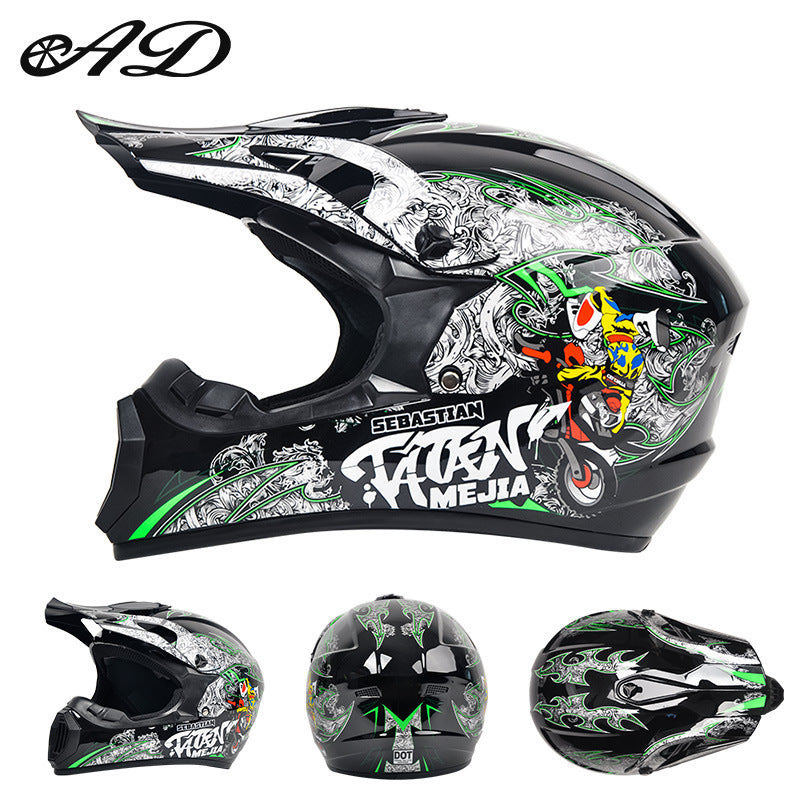 Casque de moto tout-terrain AD