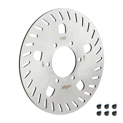 Disque de frein à six orifices Ulip de 140 mm avec vis de montage lot de 2