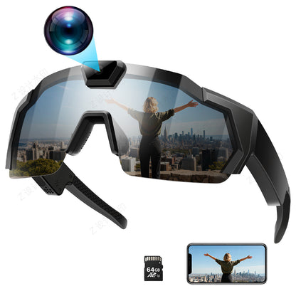 Lunettes de soleil, appareil photo, enregistrement sportif, appareil photo, enregistreur intelligent pour le cyclisme en plein air
