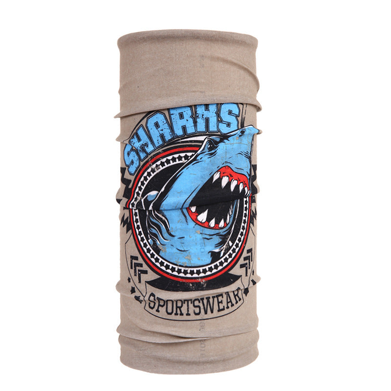 Masque de cyclisme foulard col chaud accessoire de Halloween crâne versatile foulard visage foulard magique