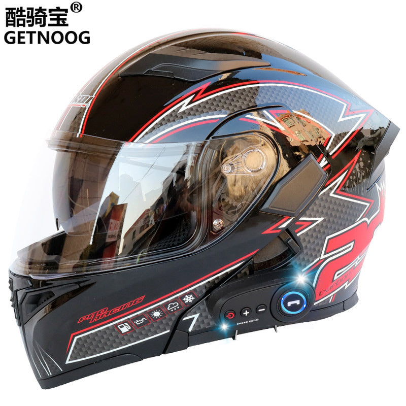 Cool Ride Treasure  Casque Bluetooth Double visière avec FM