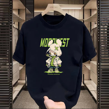 T-shirt américain à manches courtes à motifs