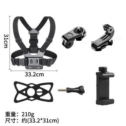 Support de tir sur la poitrine de la caméra d'action GoPro Vista en première personne de tir en direct Support pour téléphone de cyclisme
