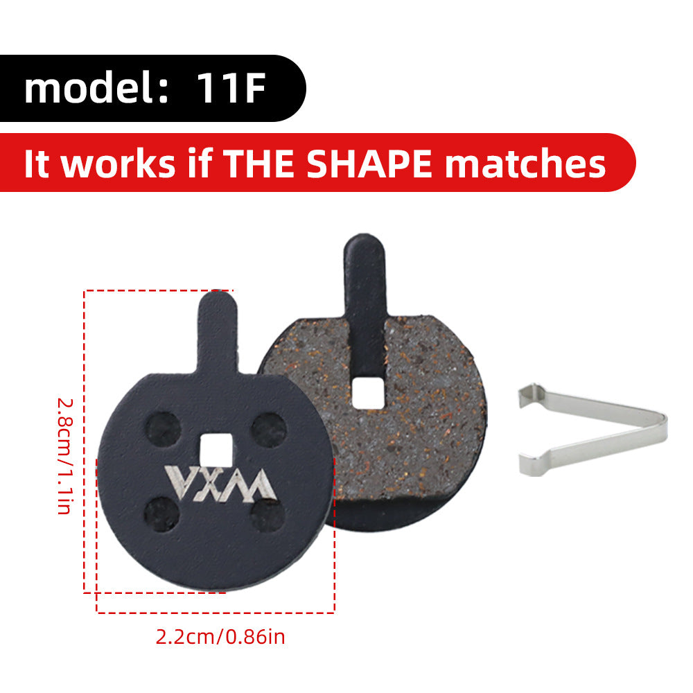 Plaquettes de frein à disque universelle en fibre de cuivre BB5, vélo de montagne M355M446
