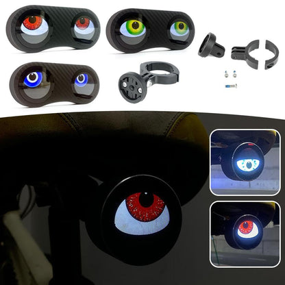 Lumière Oeil du Diable Vélo Moto Voiture électrique Lumière Décorative Contenu Personnalisé Écran unique Exportation de double écran