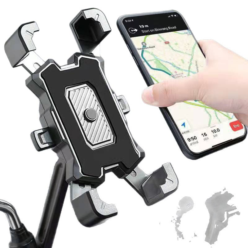 Support pour téléphone, moto, vélo et trottinette électrique antichoc