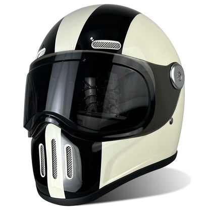 Casque WTCX de moto en fibre de carbone en PRF, casque complet, pour hommes et femmes