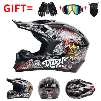 Casque de moto tout-terrain AD
