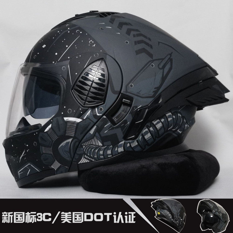 NBTK casque de moto double lentille 3C