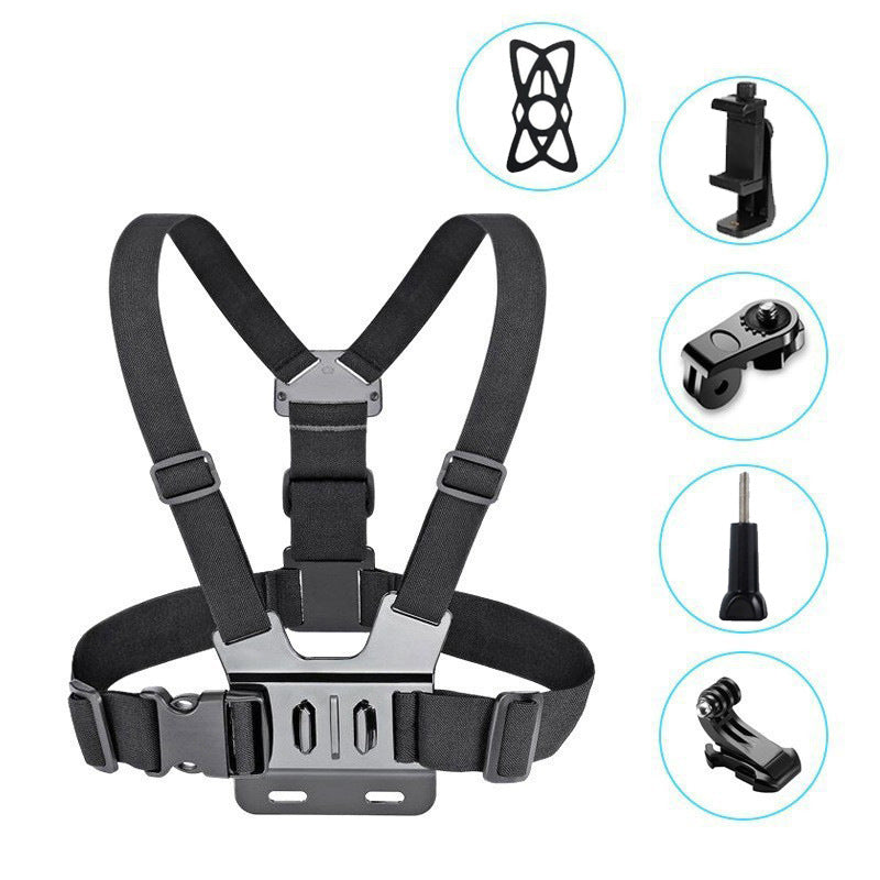 Support pour la poitrine de la caméra d'action GoPro DJI, support pour téléphone mobile