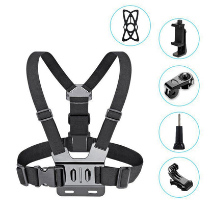 Support pour la poitrine de la caméra d'action GoPro DJI, support pour téléphone mobile