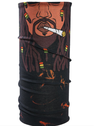 Masque de cyclisme foulard col chaud accessoire de Halloween crâne versatile foulard visage foulard magique