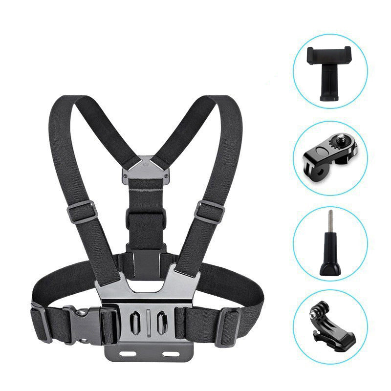 Support pour la poitrine de la caméra d'action GoPro DJI, support pour téléphone mobile