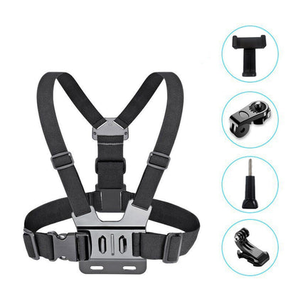 Support pour la poitrine de la caméra d'action GoPro DJI, support pour téléphone mobile
