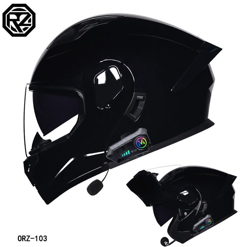 Casque certifié 3C, casque Bluetooth complet pour hommes et femmes, quatre saisons, grand aileron arrière. Contactez notre service achat tplmshop pour choisir la visière.