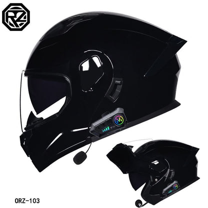 Casque certifié 3C, casque Bluetooth complet pour hommes et femmes, quatre saisons, grand aileron arrière. Contactez notre service achat tplmshop pour choisir la visière.
