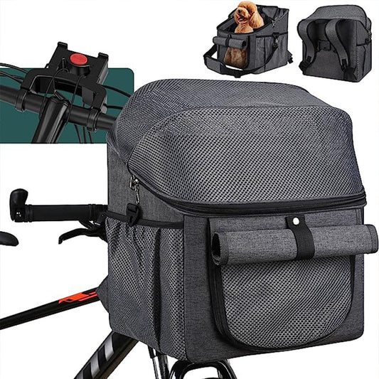 Sac de voiture à dégagement rapide pour animaux de compagnie, sac pour chat, sac à dos, sac spatial, fournitures pour animaux de compagnie, sac de vélo pliable portable