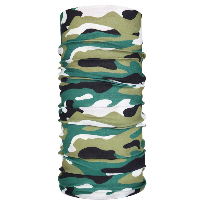 Masque de cyclisme foulard col chaud accessoire de Halloween crâne versatile foulard visage foulard magique