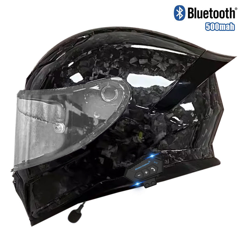 Casque en fibre de carbone avec certification 3C Dot Bluetooth