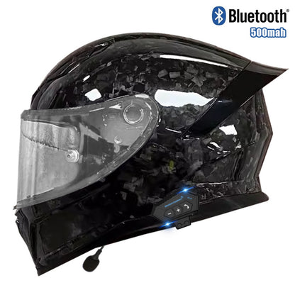 Casque en fibre de carbone avec certification 3C Dot Bluetooth