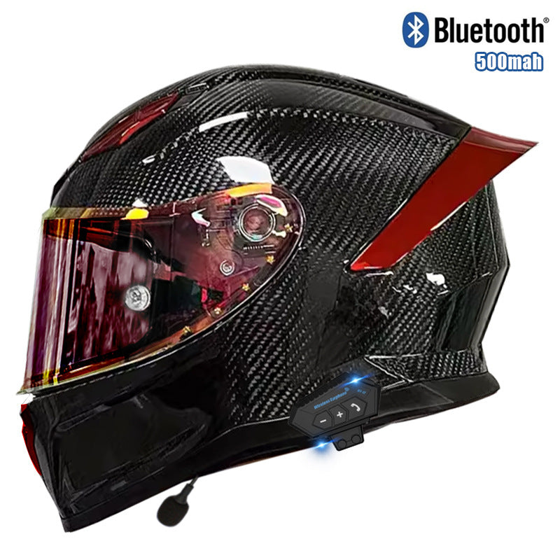 Casque en fibre de carbone avec certification 3C Dot Bluetooth