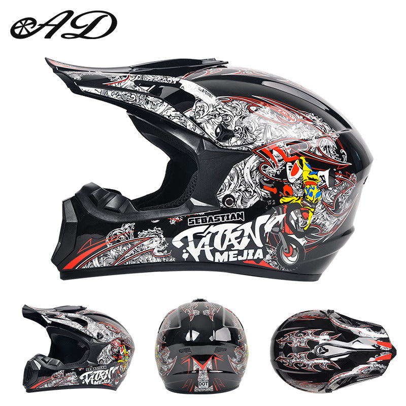 Casque de moto tout-terrain AD