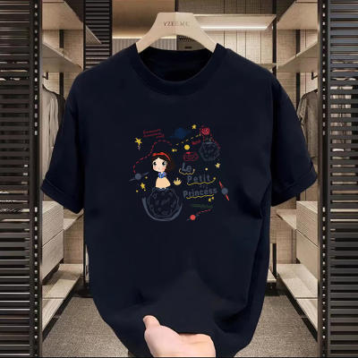 T-shirt américain à manches courtes à motifs