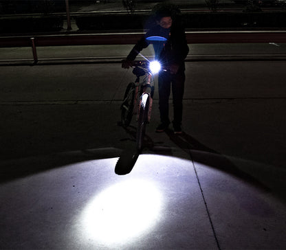 Lumière de vélo  4 en 1 avec support pour téléphone portable, support de phare de vélo