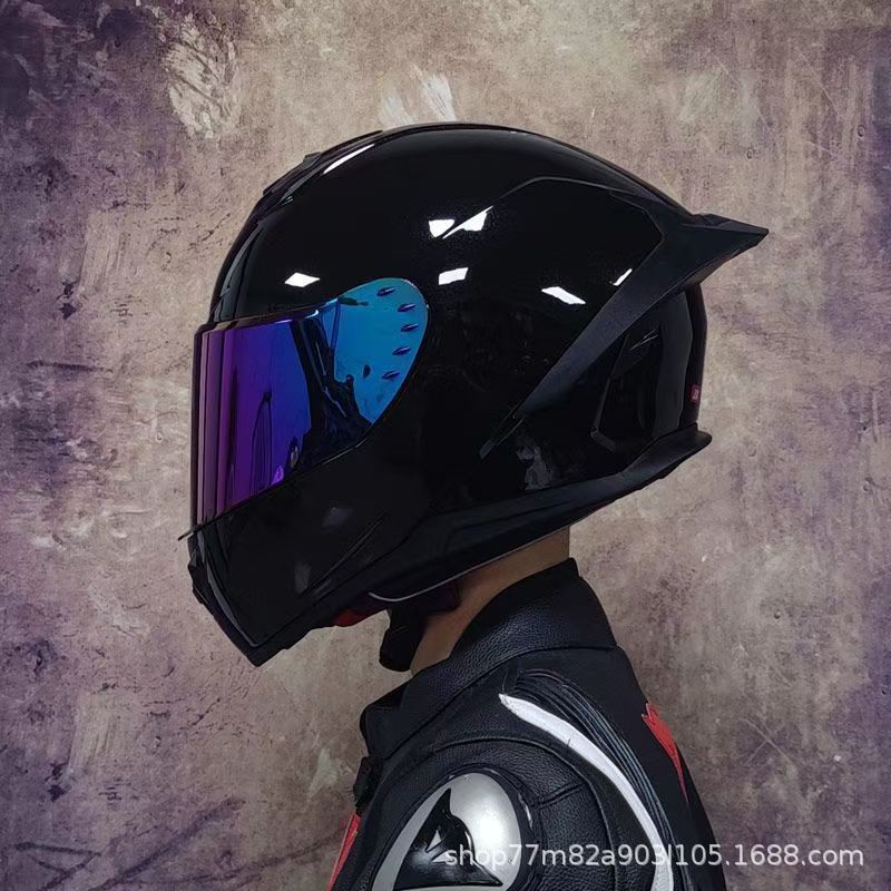AXOR casques moto casques homme et femme protection solaire été moto jusqu'à la personnalité grand aileron fente arrière sécurité Bluetooth